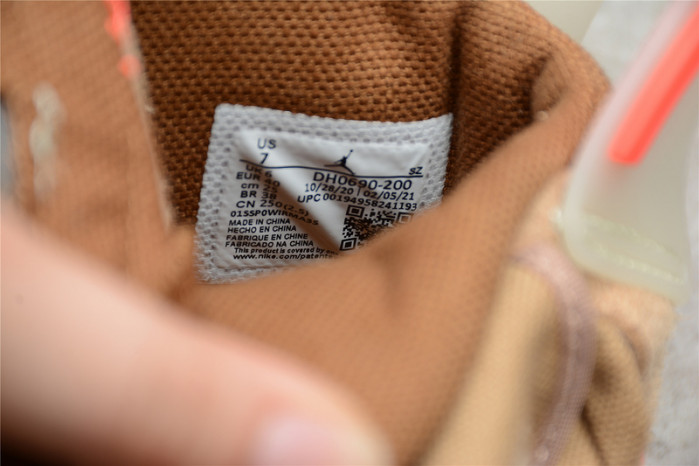 travis scott x air jordan 6 “british khaki” dh0690-200