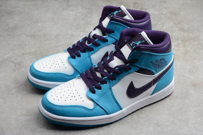 jordan 1 mid hornets 554724-415