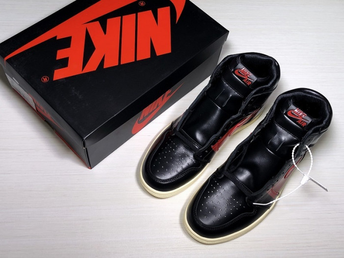 air jordan 1 defiant black red bq6682-006