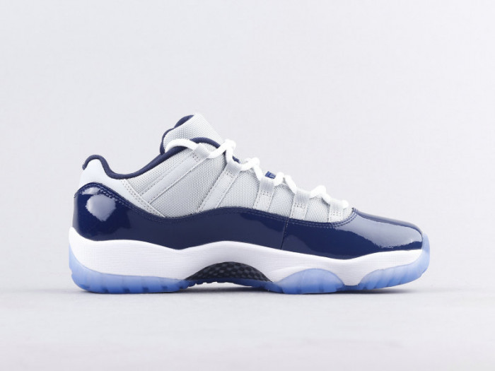 air jordan 11 retro low georgetown (gs) 528896-007