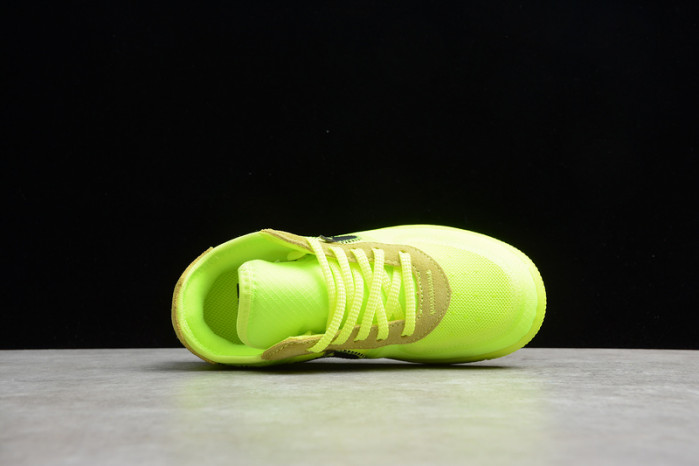 kids nike air force 1 td x ow volt hyper jade cone toddler bv0853-700
