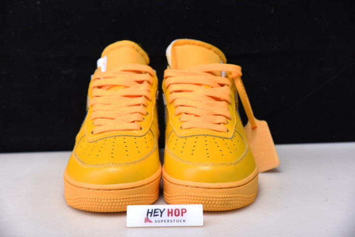 nike air force 1 low ow university gold metallic silver dd1876-700