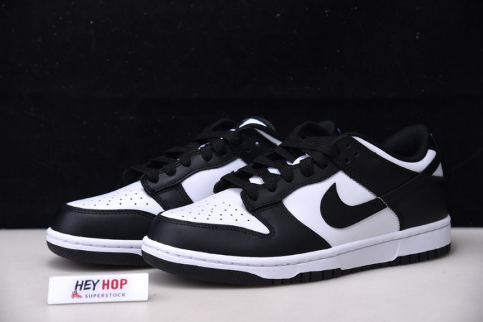 nike dunk low retro white black (2021) dd1391-100