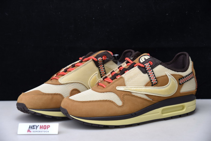 travis scott x nike air max 1 “wheat” do9392-701