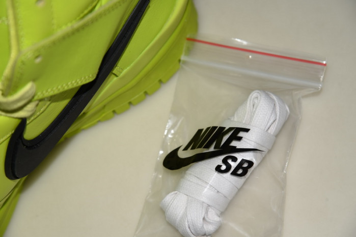 nike dunk high ambush flash lime cu7544-300