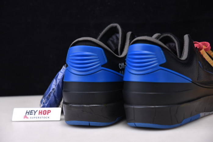 air jordan 2 retro low sp ow black blue dj4375-004