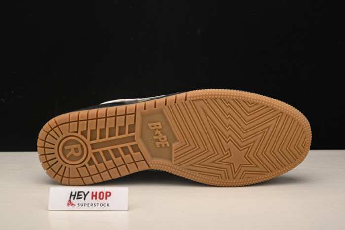 a bathing ape bape sta low abc camo green hp33-103