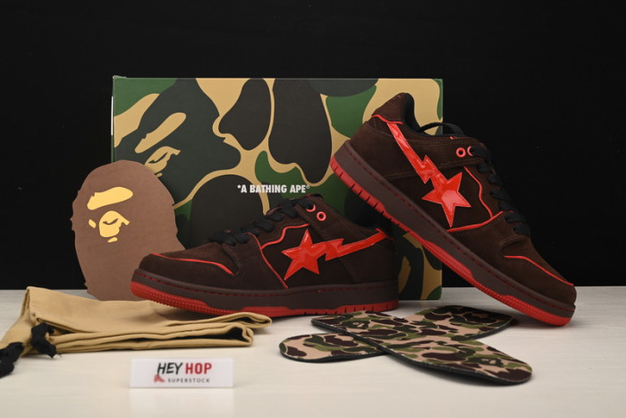 a bathing ape bape sta brown hp33-105