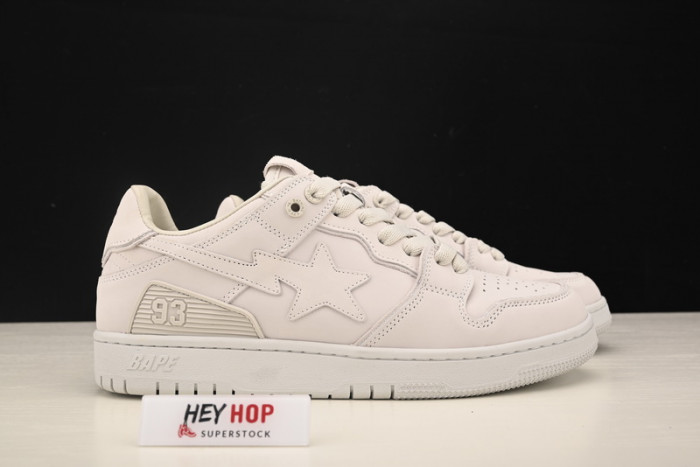 a bathing ape bape sk8 sta triple white hp33-101