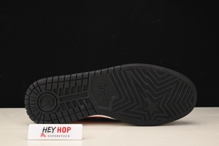 a bathing ape bape sk8 sta white red hp33-112