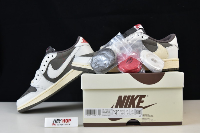 air jordan 1 retro low og sp travis scott reverse mocha dm7866-162