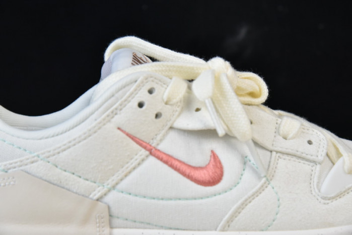 nike dunk low disrupt 2 pale ivory (w) dh4402-100