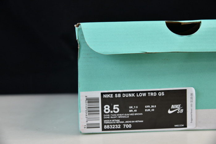 nike sb dunk low wheat (2017) 883232-700