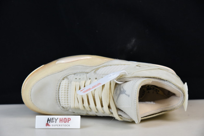 air jordan 4 retro ow sail cv9388-100