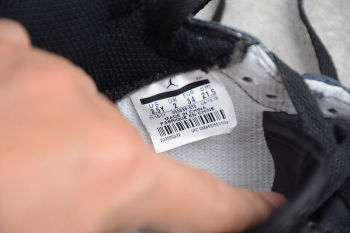 kids air jordan 1 retro high og "bred toe" 555088 610